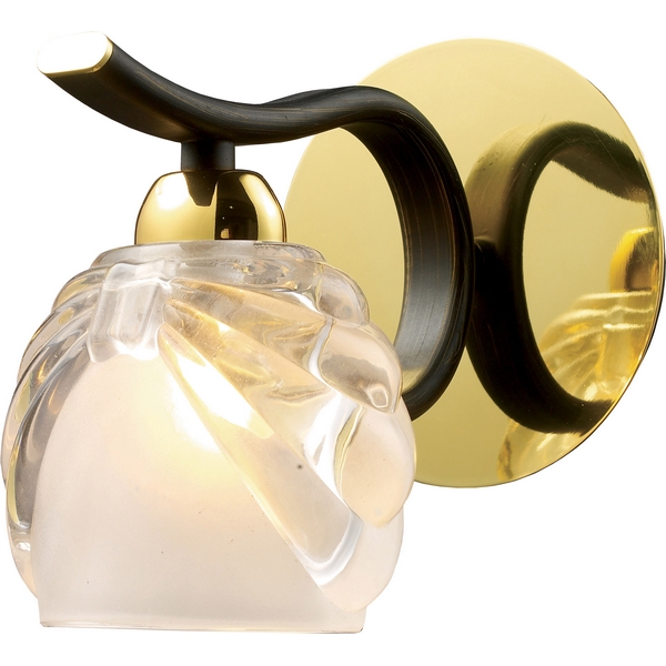 Бра N-Light 438-01-31 gold + dark wengue