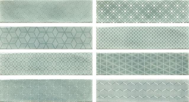 Плитка керамическая Cifre Decor Opal Turquoise настенная 7,5х30