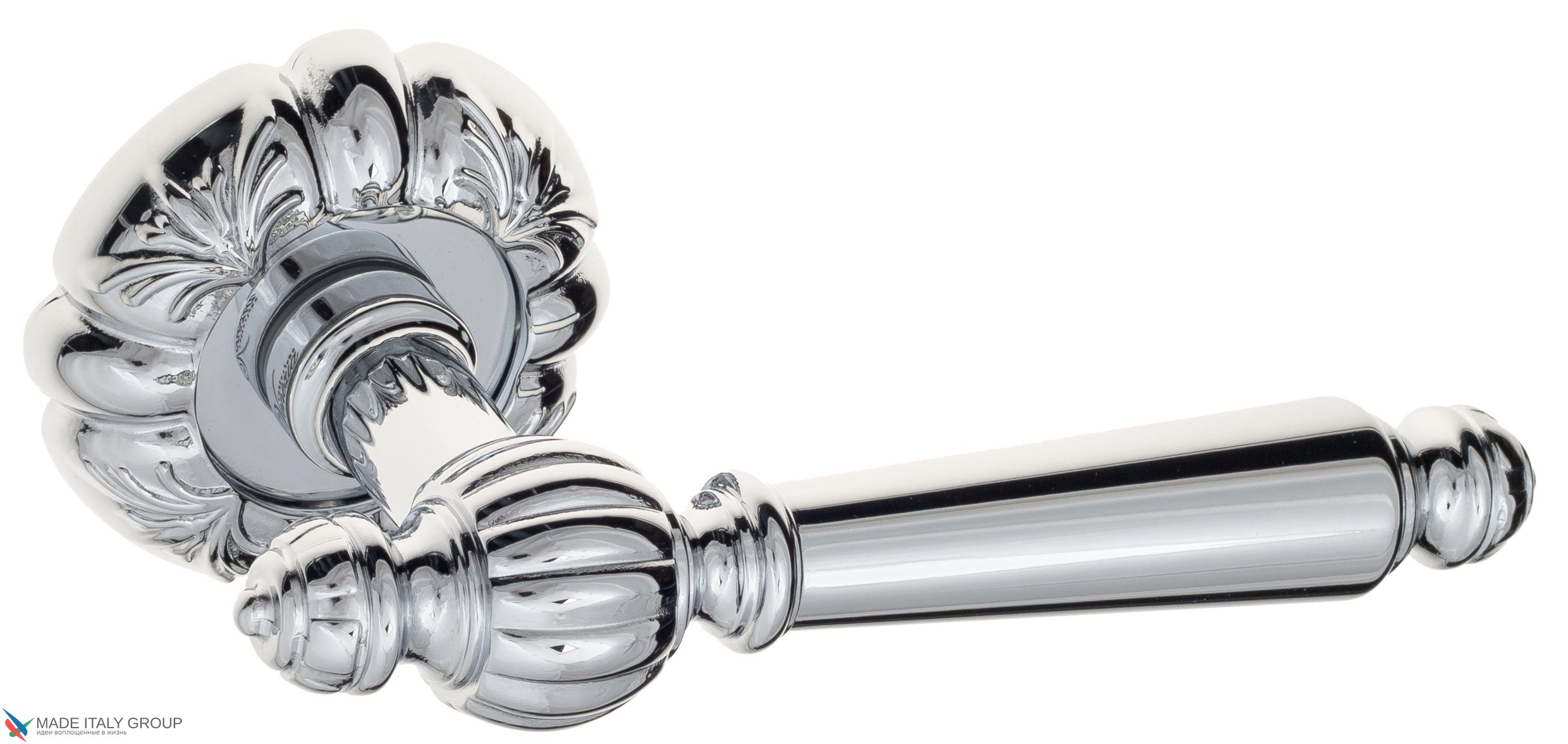 Дверная ручка Venezia "PELLESTRINA" D5 полированный хром