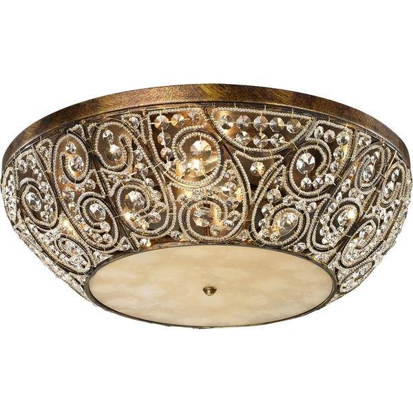 Светильник потолочный круглый N-Light 6245/8 spanish bronze