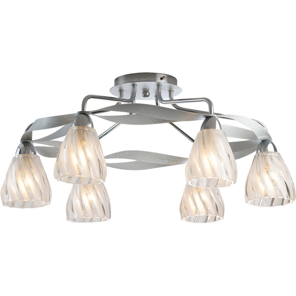 Люстра потолочная N-Light 405-06-13CWC chrome + white crack