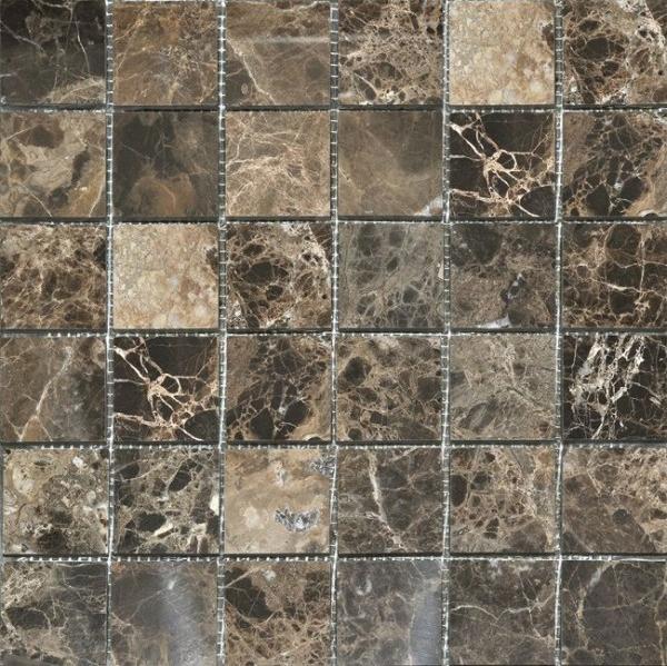 Мозаика Colori Viva Natural Stone CV20092 Mos.Polished Dark Emperador 50x50 30,5х30,5