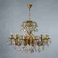 Подвесная люстра Ambiente Alicante 8888/12 AB Tear drop
