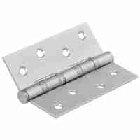 Комплект 2 шт. - Петля Fuaro (Фуаро) универсальная IN4400U SSC (4BB 100x75x2,5) сатинированный хром