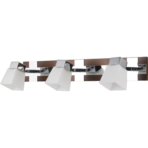 Спот N-Light 6200/3G9 chrome + brown wood