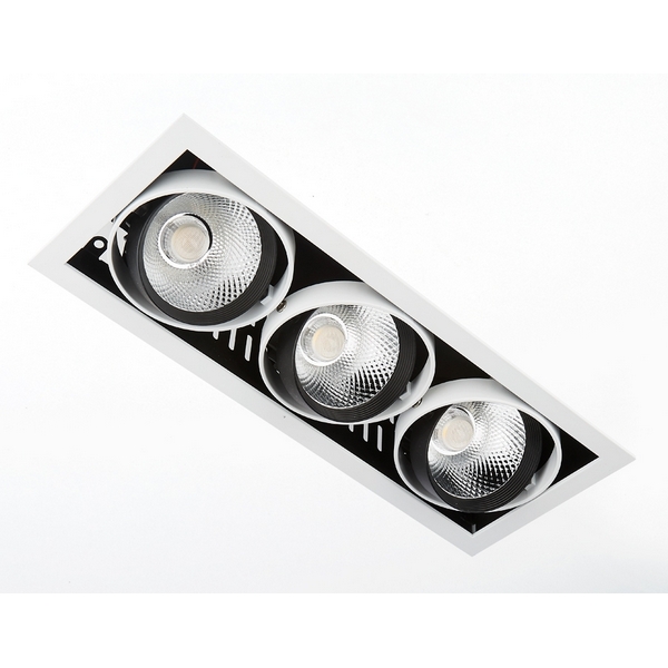 Светильник точечный Ambrella Cardano Led T813 BK/CH 3*12W 4200K