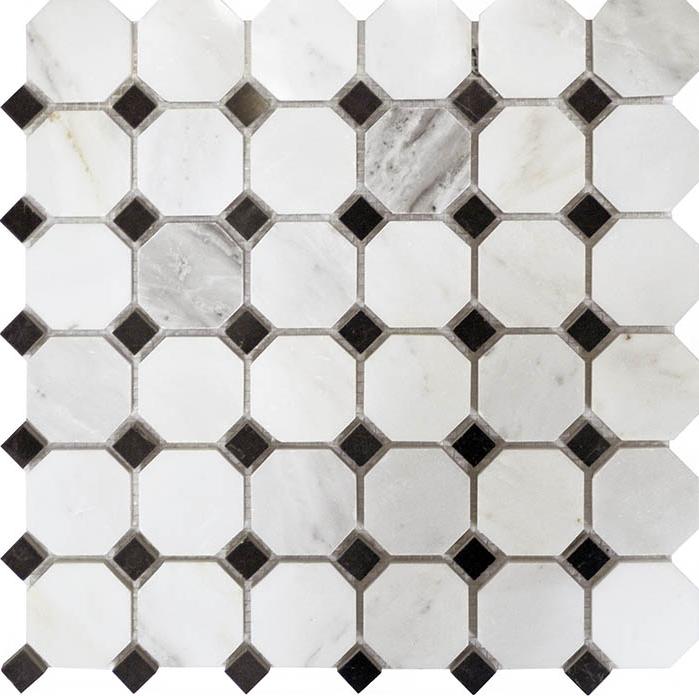 Мозаика Q-Stones из камня QS-091-48P/10 30,5х30,5