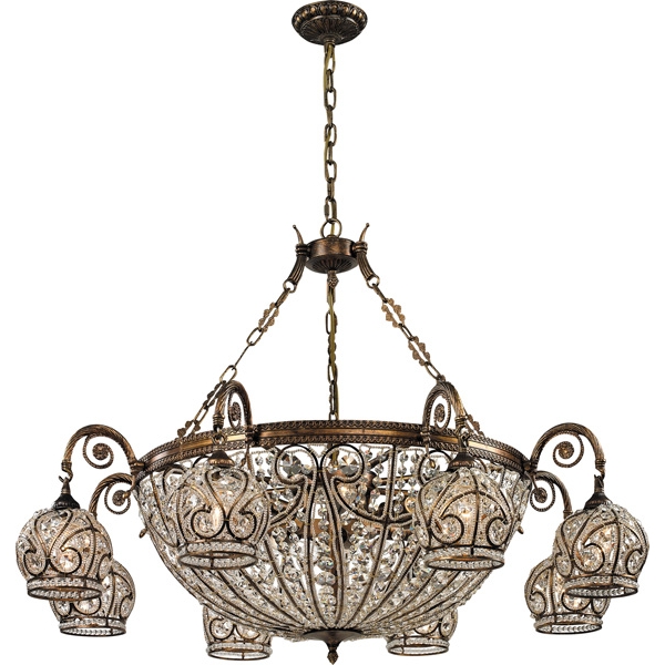 Подвесная люстра N-Light 671 671-16-02 spanish bronze