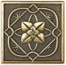 Вставка Moneli Decor Barro-co Art Taco Sun Bronce 5х5