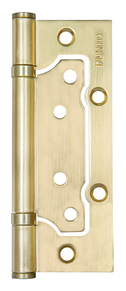 Петля универсальная без врезки Punto 200-2B/HD 125x2,5 SB мат. золото