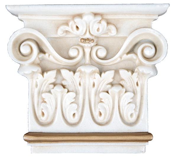 Плитка керамическая Infinity Ceramic Tiles Vaticano Capitel 1 Oro вставка 18,5х20