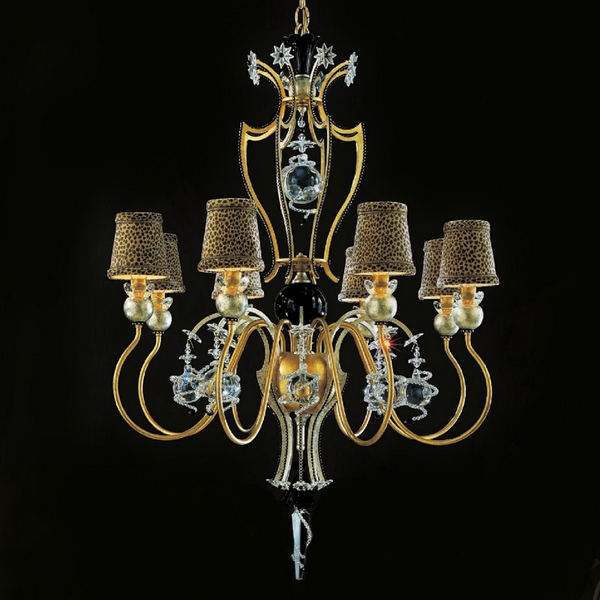 Люстра подвесная Schonbek Tango 53508-22 H Leopard