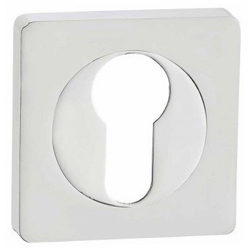 Накладка на цилиндр RENZ INET 02 SC/CP хром.мат/хром.бл. КВ