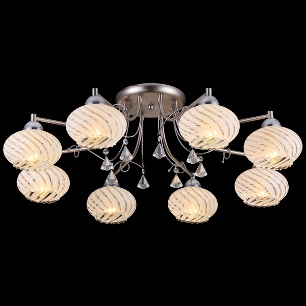 Потолочная люстра Natali Kovaltseva 11405 11405/8С CHROME, NICKEL