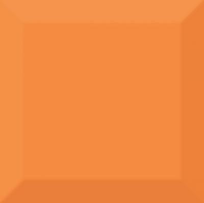 Плитка керамическая Absolut keramika Aroma Fosker Biselado Brillo Naranja настенная 10х10
