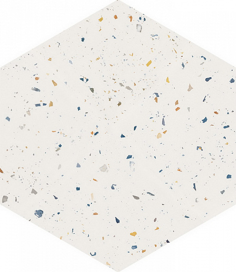Керамогранит DNA Tiles Terrazzo White Colours 32x36.8