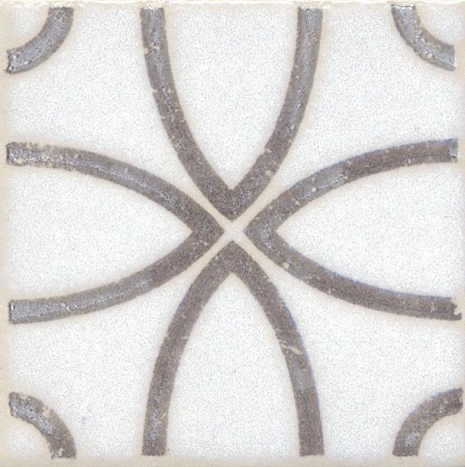 Плитка керамическая Kerama Marazzi Амальфи орнамент коричневый STG\A405\1266 вставка 9,9х9,9