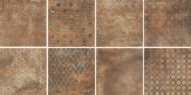 Плитка керамическая Mainzu Ravena Decor Giovani Cotto (Mix 8) 2+J1459:J14730x20 декор 20х20