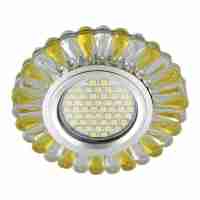 Встраиваемый светильник Fametto Luciole DLS-L145 Gu5.3 Glassy/Gold