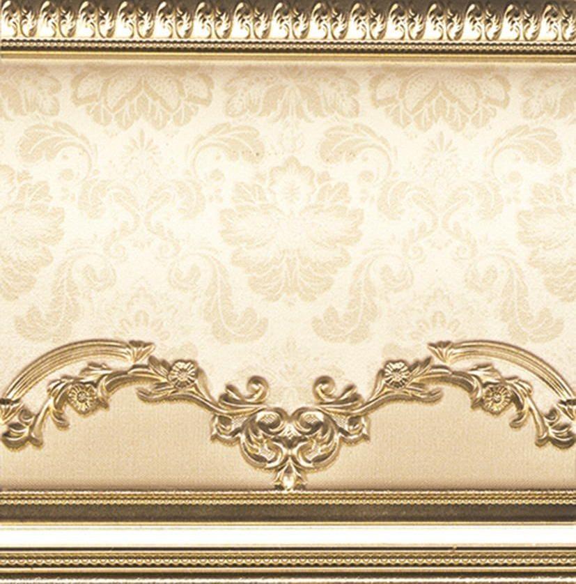 Плитка керамическая Aparici Pashmina Cachemir Gold Zoc бордюр 20х20