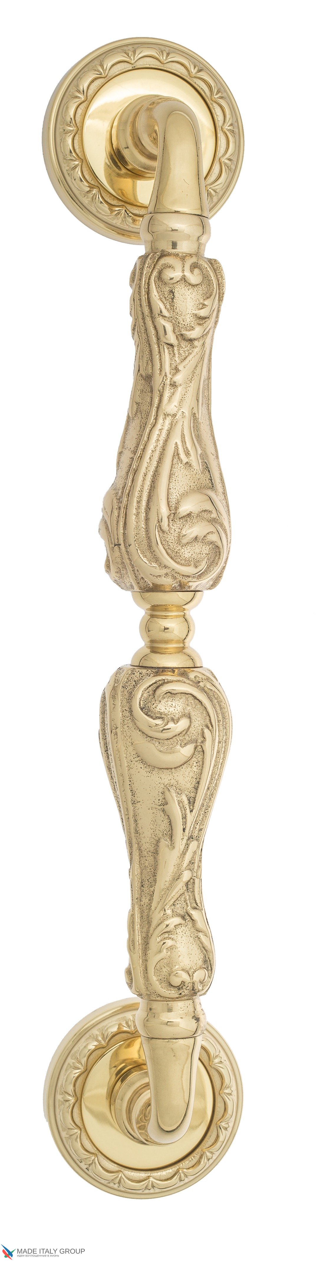 Ручка скоба Venezia "MONTE CRISTO" 313мм (260мм) D2 полированная латунь