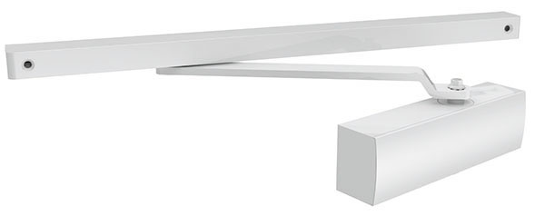 Доводчик дверной со скользящей тягой Armadillo DCS-85 белый