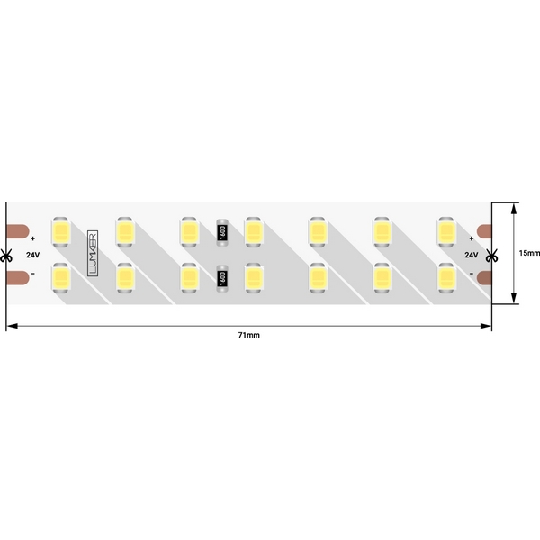 Светодиодная лента Lumker LK2H196 LK2H196-24-NW-33
