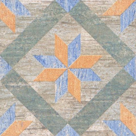 Керамогранит Kerama Marazzi Колор Вуд AD/A392/TU6001 микс вставка 13х13
