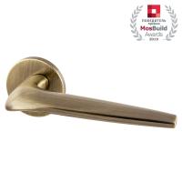 Комплект на 2 двери - Ручки дверные межкомнатные Armadillo TWIN URS AB-7 бронза