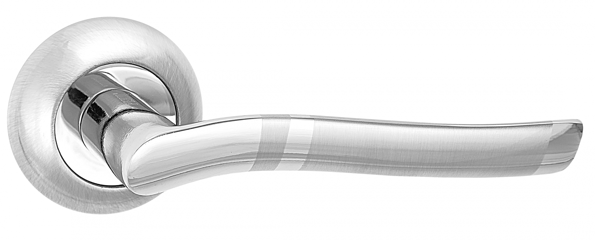 Ручки дверные RENZ INDH 20-08 SC/CP Беллуччи хром матовый/хром блестящий