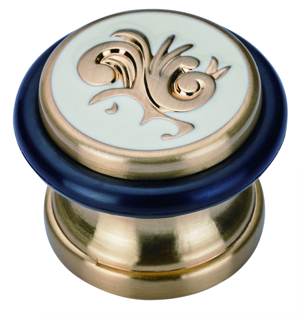 Ограничитель для двери напольный Archie Genesis G017 S.GOLD матовое золото