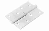 Комплект 2 шт. - Петля дверная разъёмная стальная левая Morelli MSD 100X70X2.5 W L белый