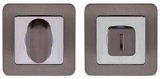 Завертка дверная сантехническая Punto BK6 QR GR/CP-23 графит/хром