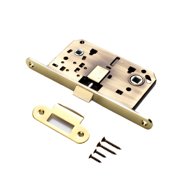 Замок дверной межкомнатный сантехнический RENZ INLB 2090 B лат.бл.