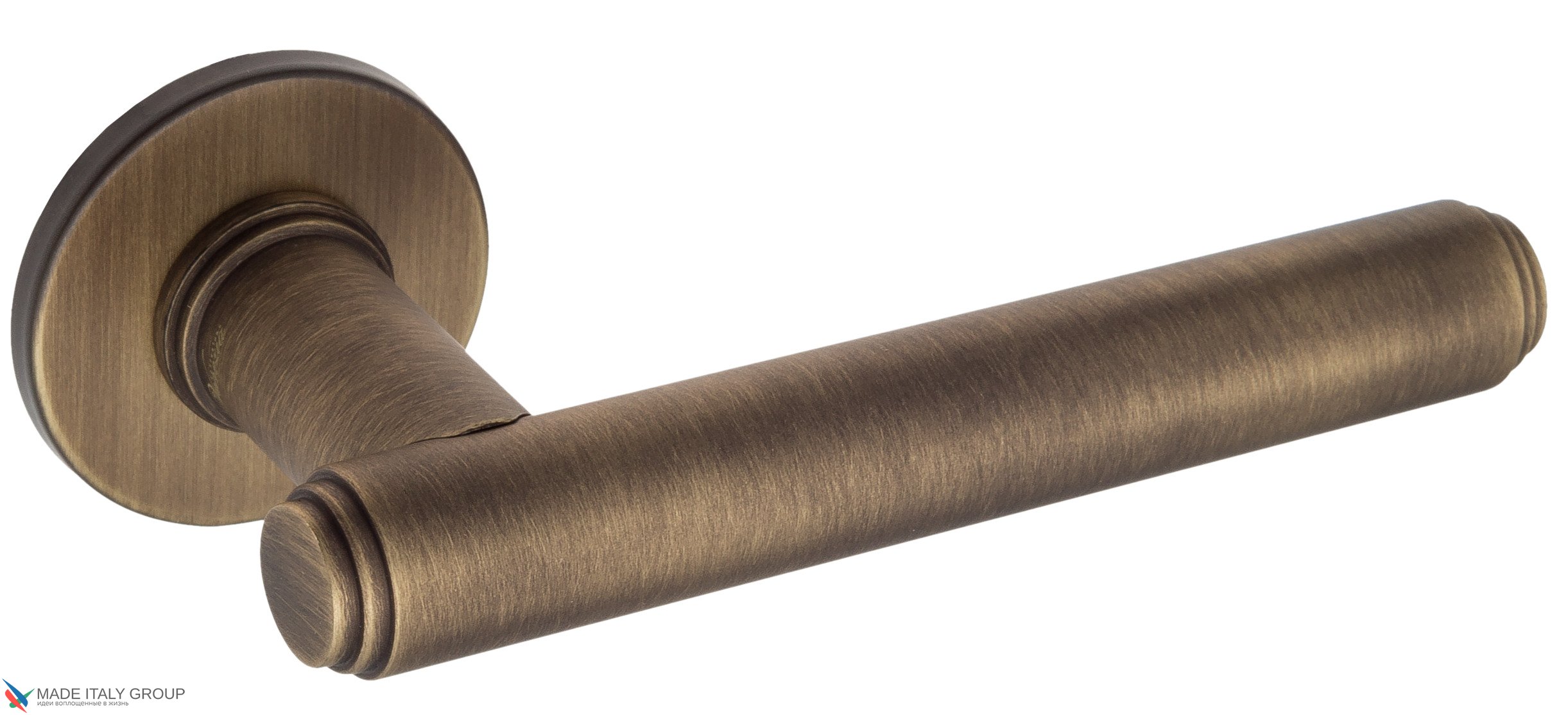 Дверная ручка Venezia "EXA" FSR матовая бронза