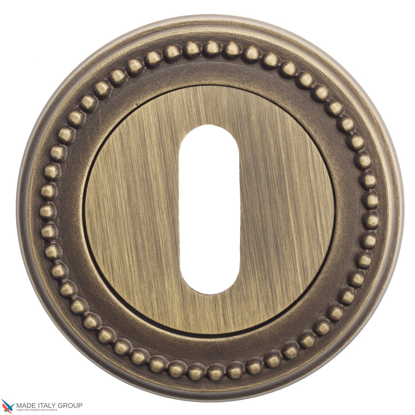 Накладка дверная под ключ буратино Venezia KEY-1 D3 матовая бронза (2шт.)