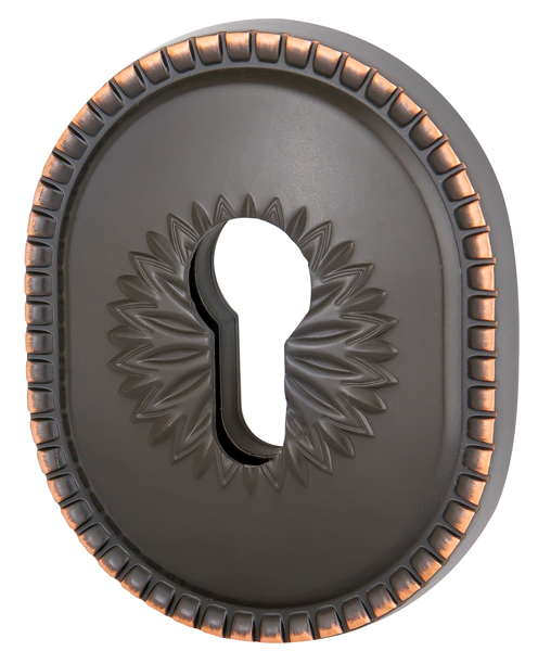 Декоративная накладка на цилиндр Armadillo ET-DEC CL (ATC Protector 1) ABL-18 Темная медь