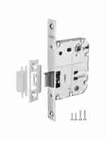 Замок межкомнатный дверной под фиксатор Punto L72-50 CP хром