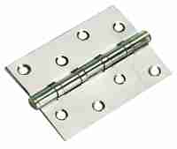 Комплект 8 шт. - Петля дверная универсальная стальная с 4-мя подшипниками Morelli MS 100X70X2.5-4BB SC матовый хром