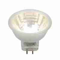 Лампа светодиодная Uniel GU4 3W 3000K прозрачная LED-MR11-3W/WW/GU4 GLZ21TR UL-00001700