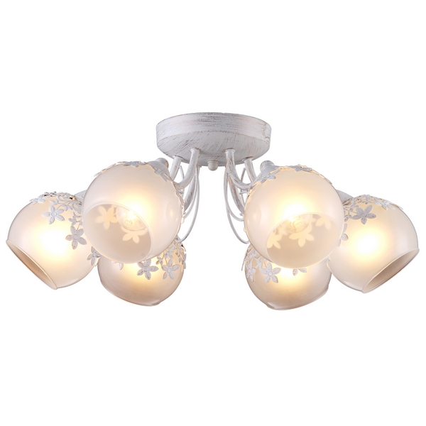 Потолочная люстра Natali Kovaltseva 75043 75043-6C WHITE GOLD