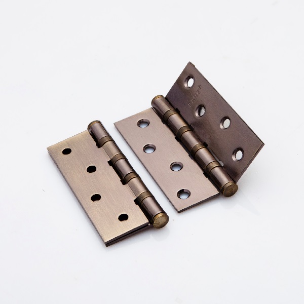 Петля дверная стальная RENZ IN100-4BB FH AB 100*75*2,5, 4подш, б/колп., бронза