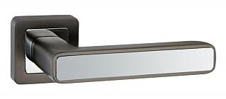 Ручка дверная межкомнатная Punto Mars QR GR/CP-23 графит/хром