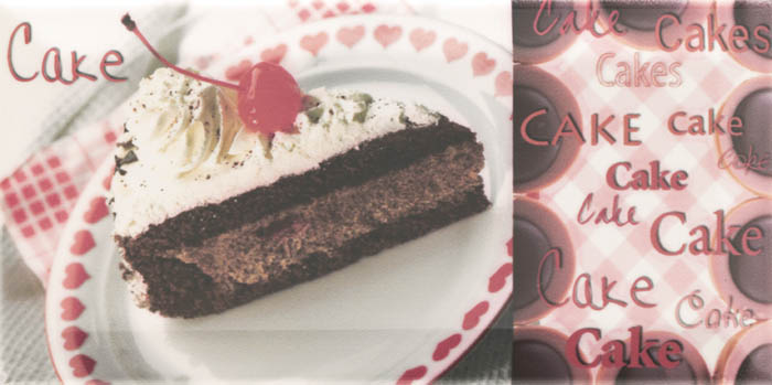 Плитка керамическая Mainzu Arkadia Decor Cake декор 10х20