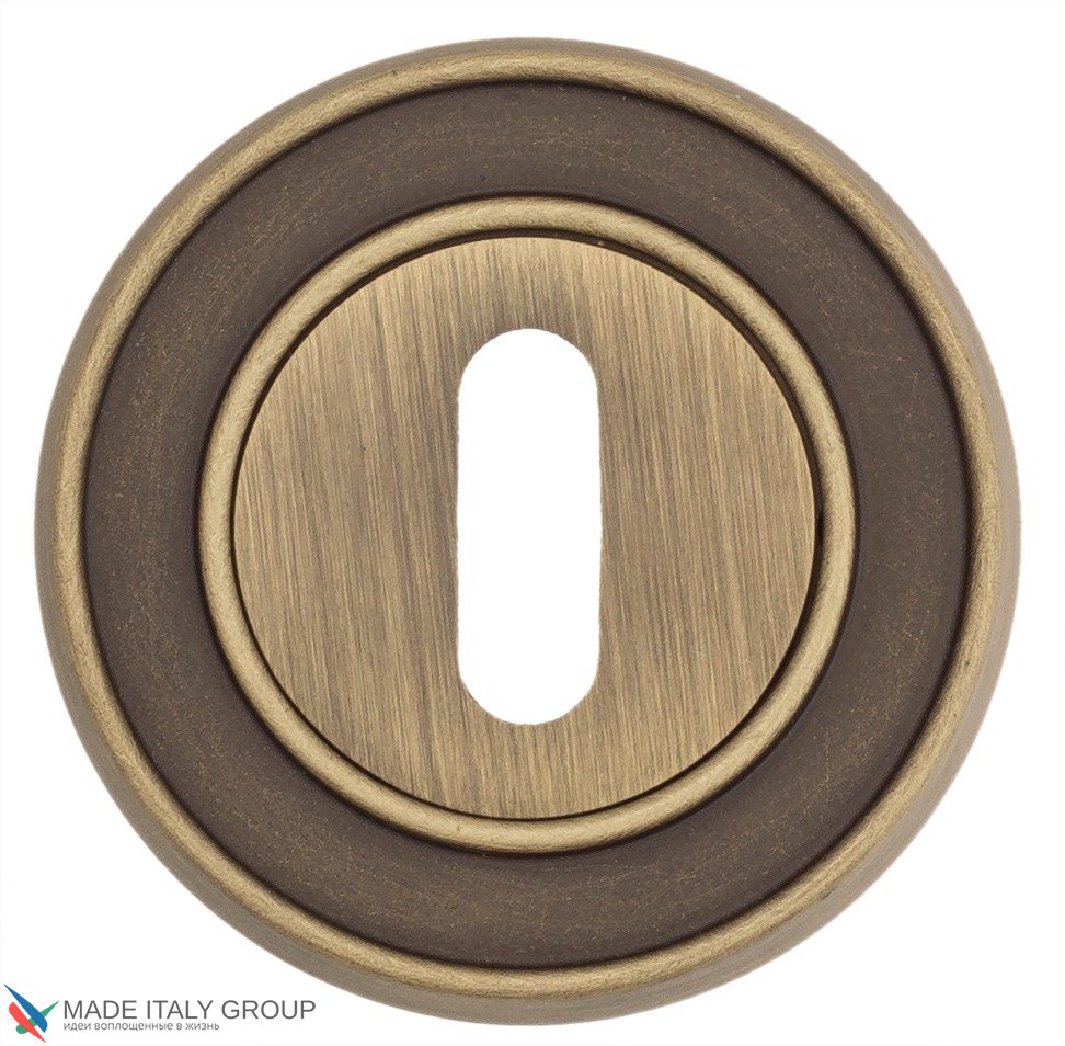 Накладка дверная под ключ буратино Venezia KEY-1 D6 матовая бронза (2шт.)