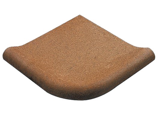 Плитка клинкерная Gresan Natural gr8. Esquina borde exteri угловой элемент 16х16