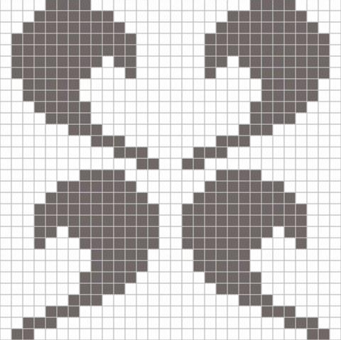 Мозаика Alma Панно 20 D-02 GM&White B чип 20х20 65,4х65,4