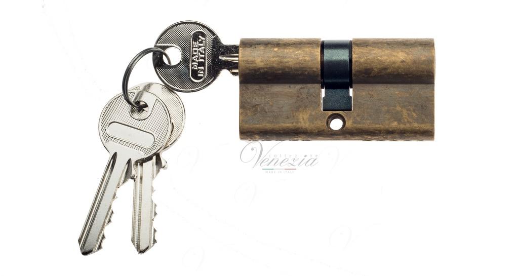 Цилиндр для замка Venezia 30/10/30 ант.бронза ключ/ключ