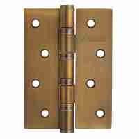 Комплект 2 шт. - Петля дверная универсальная стальная Fuaro 4BB 100x75x2,5 CF кофе