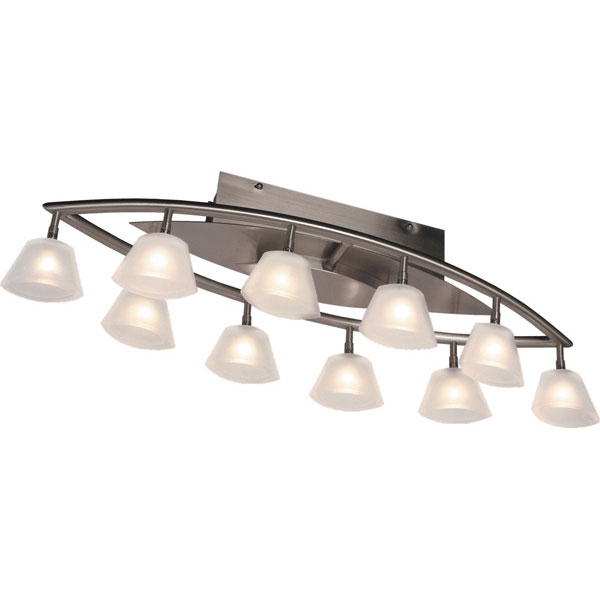Потолочная люстра N-Light P-799 P-799/10 satin chrome